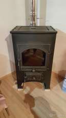 купить Печь-камин Везувий ПК-01 (270) c плитой бежевая 9 кВт в Новополоцке в Новополоцке