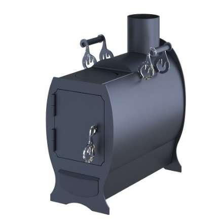 Отопительная печь Царь-печи Буржуйка с конфоркой Амазонка бай фото в Новополоцке