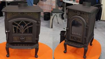 Недорогой камин Сибирь 7 чугунная фото в интерьере в Новополоцке