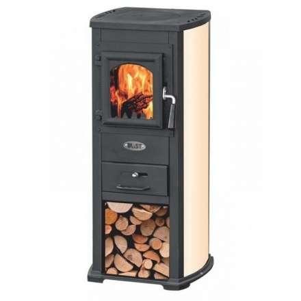 Печь-камин Blist Ekonomik Lux N чугунная дверца серый фото в Новополоцке