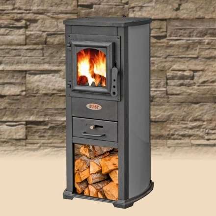 Печь-камин Blist Ekonomik Lux N чугунная дверца красный Амазонка бай фото в Новополоцке