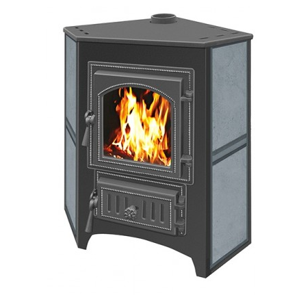 Печь-камин Везувий ПК-01 (220) угловой талькохлорит 9 кВт Амазонка бай фото в Новополоцке