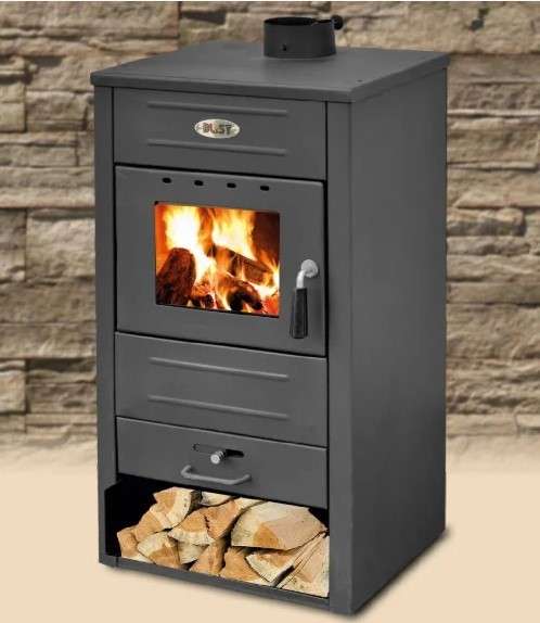 Печь-камин Blist B2 E с водяным контуром Амазонка бай фото в Новополоцке