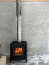 Купить чугунный Печь-камин EVEREST S13 в Новополоцке фото в интерьере в Новополоцке