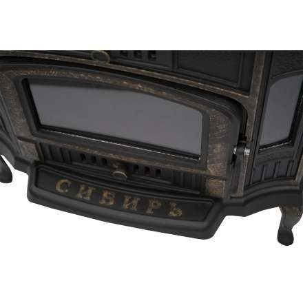 Стильная печь-камин Сибирь 10 чугунная Фото в Новополоцке