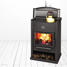 Недорогой камин с дровницей Теплодар ОВ-120 (прямой) фото в Новополоцке