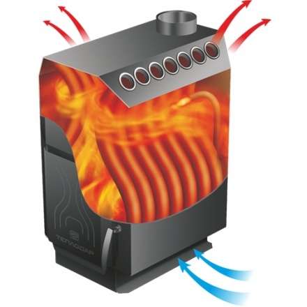 Отопительная печь Теплодар ТОП-200 ДС в Новополоцке
