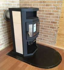 Купить недорогой камин с шамотом Мета-Бел Ока с плитой в Новополоцке фото  в Новополоцке