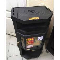 Купить недорогой камин с большим стеклом Мета-Бел Ока с плитой в Новополоцке фото в Новополоцке