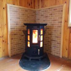 Отопительная печь Термофор Статика Квинта, чёрная бронза фото в Новополоцке