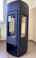 Купить стальной камин со стеклом Мета-Бел Неман в Новополоцке фото в Новополоцке