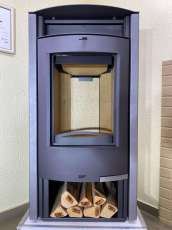 Купить стальную печь-камин Мета-Бел АОТ 7.0-01 в модификации Сена в Новополоцке фото  в Новополоцке