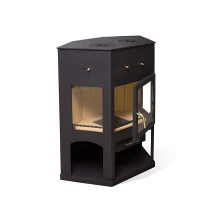 Печь-камин Мета-Бел АОТ 11.0 (в модификации Енисей с плитой) в Новополоцке