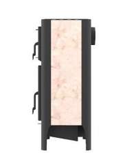 Печь-камин со стеклом Бавария Эко с духовкой и плитой фото в Новополоцке