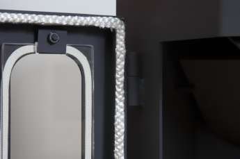 Стальной недорогой камин Бавария призматик пристенно-угловой фото в Новополоцке