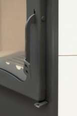 Стальной камин Бавария угловая Амазонка бай фото в Новополоцке