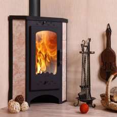 Печь-камин Бавария угловая с плитой РК 123 в Новополоцке