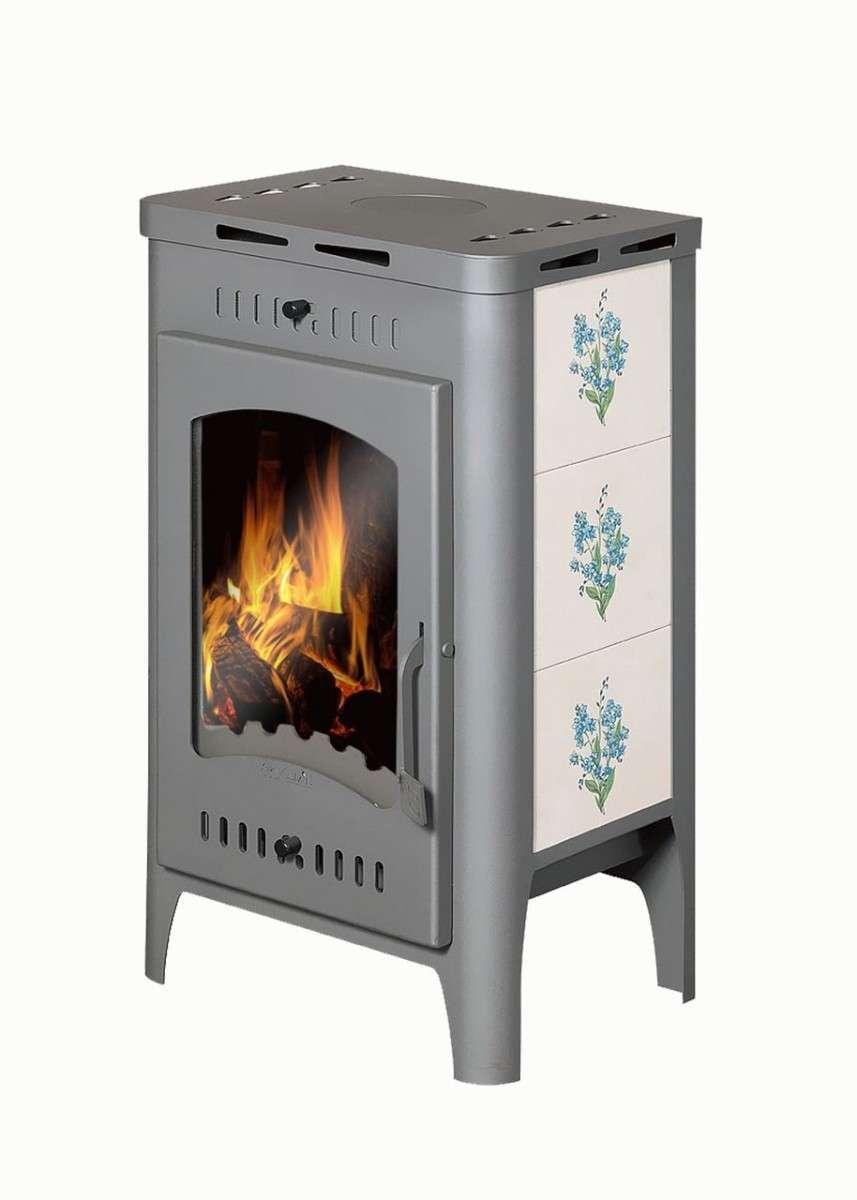 Печь-камин Бавария Оптима Незабудка купить в Новополоцке