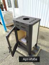 Недорогой камин со стеклом Бавария Оптима с плитой фото в Новополоцке