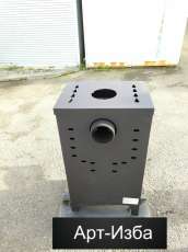 Недорогой камин со стеклом Бавария Оптима с плитой фото в Новополоцке