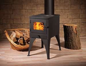 Небольшая печь-мангал с плитой Кельн-Турбо фото в интерьере в Новополоцке