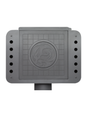 Стальной камин БАВАРИЯ ЭКО с плитой одна конфорка фото в Новополоцке