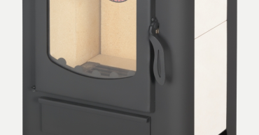 Стальной камин БАВАРИЯ ЭКО с плитой одна конфорка фото схема в Новополоцке