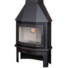 Камин Мюнхен пристенно-угловой чёрный купить в Новополоцке