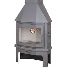 Камин Мюнхен пристенно-угловой графит купить в Новополоцке