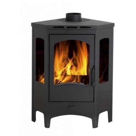 Печь-камин Бавария панорама угловая Амазонка бай фото в Новополоцке