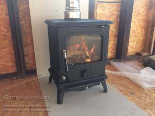 Печь-камин чугунный FireWay Paul в интерьере патина медь Амазонка бай фото в Новополоцке