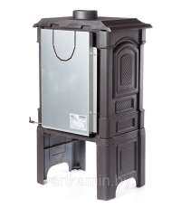 Печь-камин чугунный FireWay Bruno II чёрный Амазонка бай фото в Новополоцке