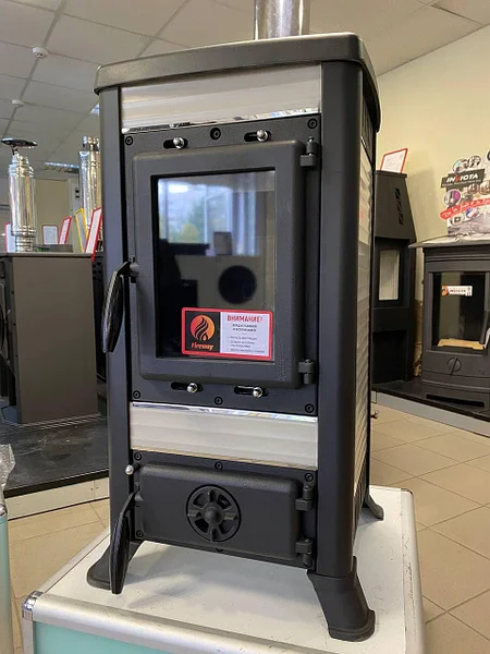 Печь-камин чугунный FireWay Klemens в интерьере Амазонка бай фото в Новополоцке