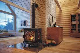 Печь-камин чугунный FireWay Demetra в интерьере Амазонка бай фото в Новополоцке