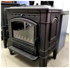 Печь-камин чугунный FireWay Gunter в интерьере чёрный Амазонка бай фото Печь-камин чугунный FireWay Gunter в интерьере чёрный Амазонка бай фото в Новополоцке