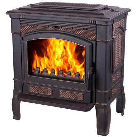 Печь-камин FireWay Gunter патина медь Амазонка бай фото в Новополоцке