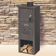 Печь-камин Blist Ekonomik LM стальная дверца фото в Новополоцке