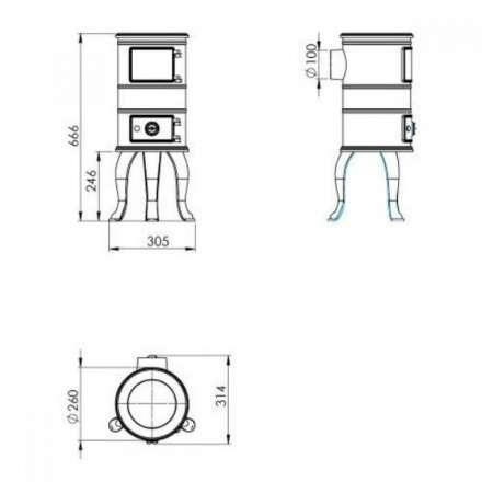 Купить Печь-камин NORDflam Ermis в Новополоцке Амазонка бай фото в Новополоцке