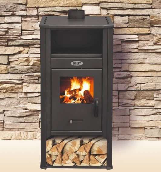 Печь-камин Blist Ambasador LM стальная дверца Амазонка бай фото в Новополоцке