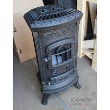 Купить Печь-камин NORDflam Plato patine чугун в Новополоцке Амазонка бай фото в Новополоцке