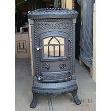 Купить Печь-камин NORDflam Plato patine чугун в Новополоцке Амазонка бай фото в Новополоцке