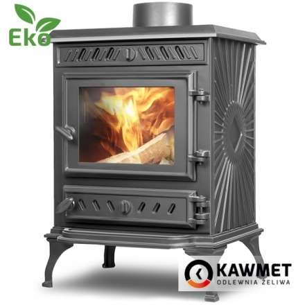Купить Печь-камин Kawmet P3 (7.4 кВт) EKO в интерьере чугунный в Новополоцке фото в Новополоцке