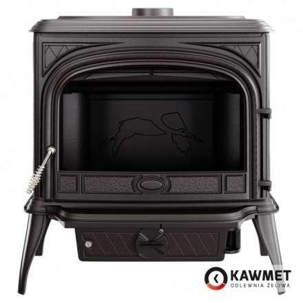 Купить Печь-камин KAWMET Premium SPHINX S6 (13,9 kW) в интерьере чугунный в Новополоцке фото в Новополоцке