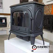 Купить Печь-камин KAWMET Premium SPHINX S6 (13,9 kW) в интерьере чугунный в Новополоцке фото в Новополоцке
