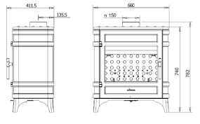 Печь-камин чугунный Invicta Siam в интерьере Амазонка бай фото в Новополоцке