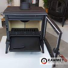 Купить Печь-камин KAWMET Premium PROMETEUS S11 (8,5 кВт) в интерьере чугунный в Новополоцке фото в Новополоцке