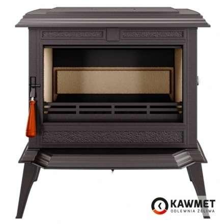 Купить Печь-камин KAWMET Premium ATHENA S12 (12,3 кВт) в интерьере чугунный в Новополоцке фото в Новополоцке
