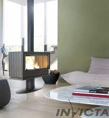 Купить Печь-камин Invicta Nelson в интерьере чугунная в Новополоцке в Новополоцке