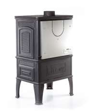 Печь-камин FireWay Dacha с варочной поверхностью чёрный Амазонка бай фото в Новополоцке