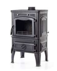 Печь-камин FireWay Dacha с варочной поверхностью чёрный Амазонка бай фото в Новополоцке